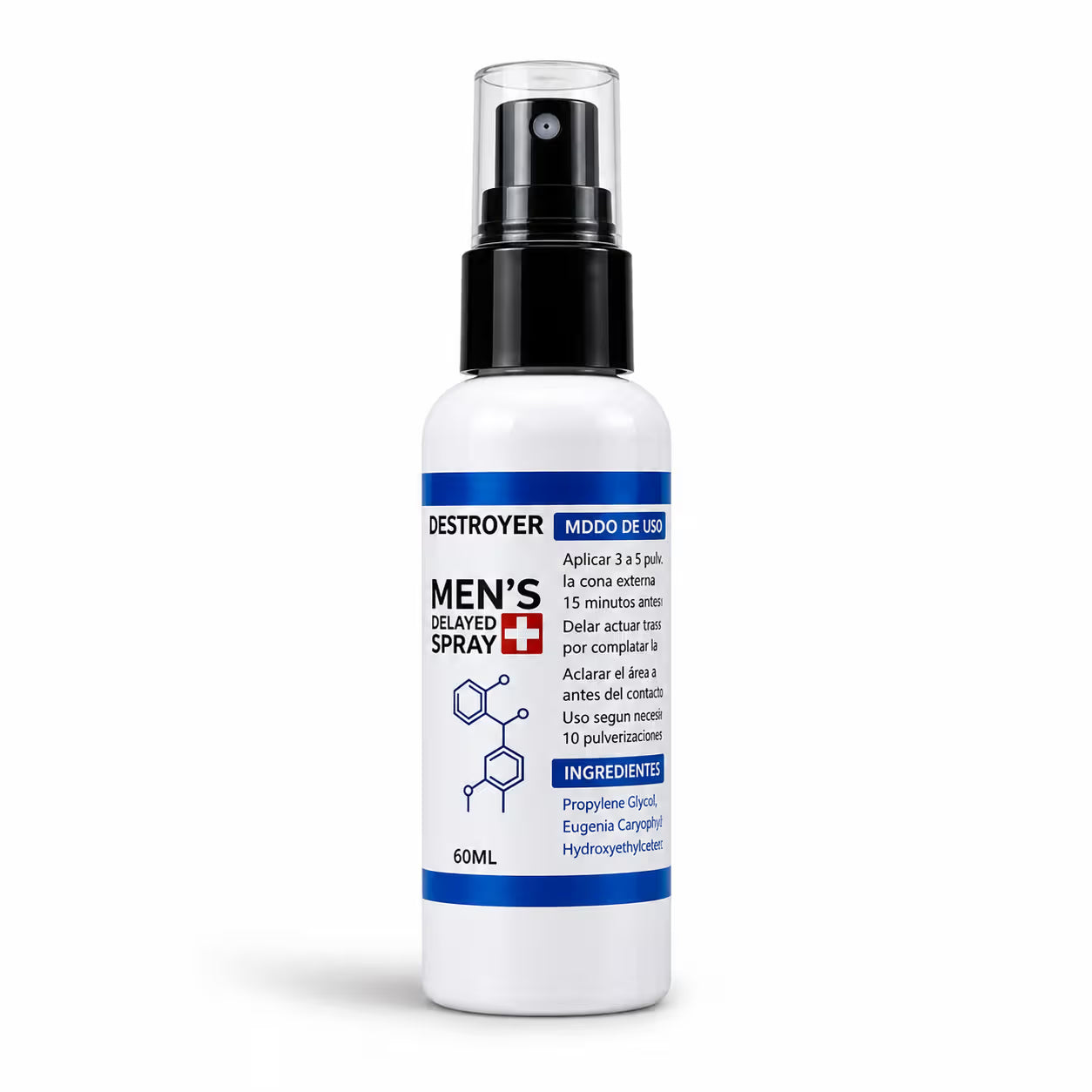 Retardante Masculino en Spray: Formula Suiza